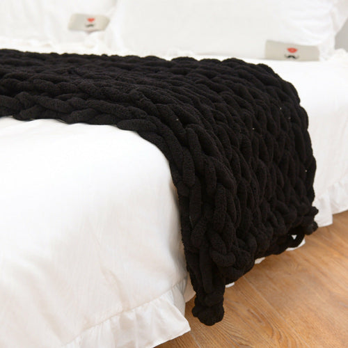 Premium Hnadmade Weighted Chenille Blanket