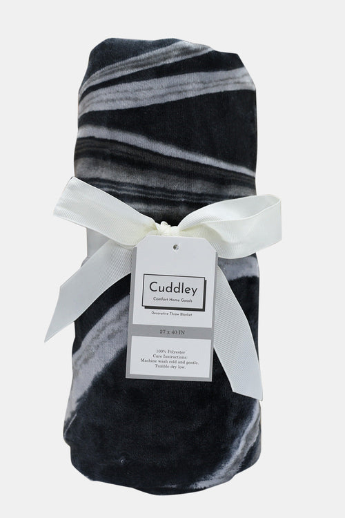 Cozy Warm Fleece Decorative Throw Blanket